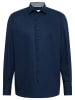 Eterna Blouse - modern fit - donkerblauw