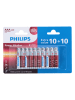 Philips AAA batterijen LR03 - 20 stuks