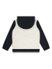 Steiff Sweatjacke in Schwarz/ Beige