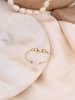 Pierres de Jade Vergold. Ring mit Perle