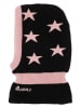 HULABALU Sturmhaube "Stars" in Schwarz/Rosa