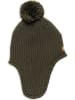 HULABALU Mütze "Pom Pom" in Khaki