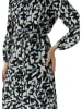 comma Kleid in Schwarz/ Weiß