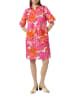 comma Kleid in Orange/ Pink