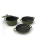 Sauter 8-częściowy zestaw w kolorze oliwkowo-czarnym - Ø 25 cm