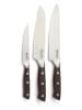 Sauter 3-częściowy zestaw noży w kolorze brązowym