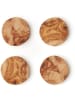 Sauter 4-delige set: onderzetters naturel - Ø 9 cm
