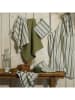 Sauter 3er-Set: Geschirrtücher in Creme/ Grün - (L)70 x (B)50 cm