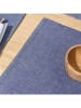 Sauter 4er-Set: Platzsets in Blau - (L)40 x (B)35 cm