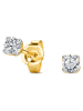 Revoni Gold-Ohrstecker mit Diamanten