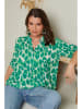 Curvy Lady Bluse in Grün