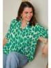 Curvy Lady Bluzka w kolorze zielonym