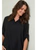 Curvy Lady Bluse in Schwarz
