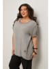 Curvy Lady Bluse in Grau