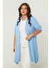 Curvy Lady Cardigan in Hellblau