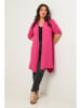 Curvy Lady Cardigan in Fuchsia
