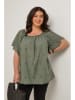 Curvy Lady Bluse in Khaki