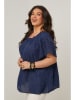 Curvy Lady Bluse in Dunkelblau
