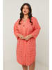 Curvy Lady Kleid in Koralle
