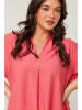 Curvy Lady Tunika w kolorze koralowym