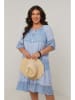 Curvy Lady Kleid in Hellblau
