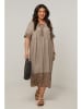 Curvy Lady Kleid in Taupe