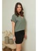 Curvy Lady Leinen-Shirt in Khaki