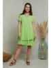 Curvy Lady Kleid in Limette