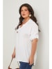 Curvy Lady Bluse in Weiß