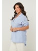 Curvy Lady Bluse in Hellblau