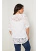 Curvy Lady Bluse in Weiß