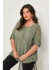 Curvy Lady Bluse in Khaki