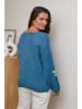 Curvy Lady Pullover in Blau