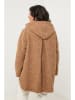 Curvy Lady Übergangsjacke in Hellbraun