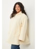 Curvy Lady Übergangsjacke in Creme