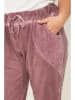 Curvy Lady Spodnie w kolorze jasnoróżowym