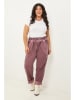 Curvy Lady Spodnie w kolorze jasnoróżowym