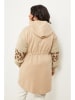 Curvy Lady Parka in Beige