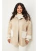 Curvy Lady Übergangsjacke in Beige