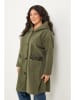 Curvy Lady Übergangsjacke in Khaki