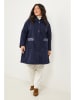 Curvy Lady Übergangsjacke in Dunkelblau