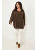 Curvy Lady Longsleeve in Braun