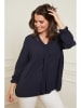 Curvy Lady Bluse in Dunkelblau