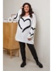 Curvy Lady Pullover in Weiß