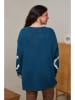 Curvy Lady Pullover in Blau