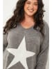 Curvy Lady Pullover in Grau