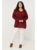 Curvy Lady Pullover in Bordeaux
