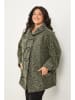 Curvy Lady Übergangsmantel in Khaki