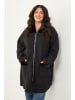 Curvy Lady Übergangsjacke in Schwarz