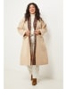 Curvy Lady Übergangsmantel in Beige